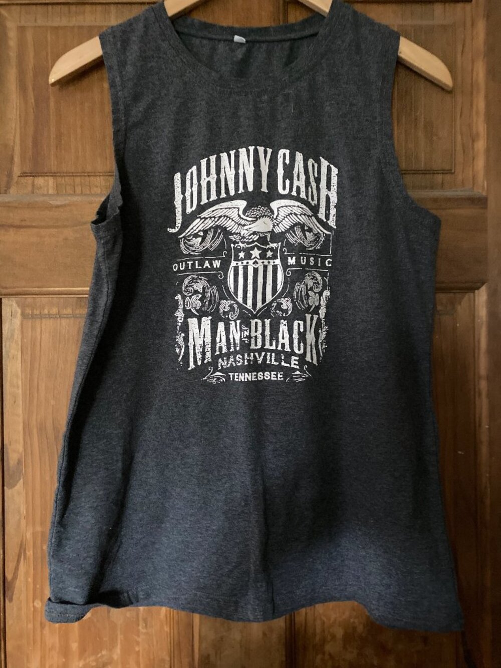 Johnny Cash sleeveless tee